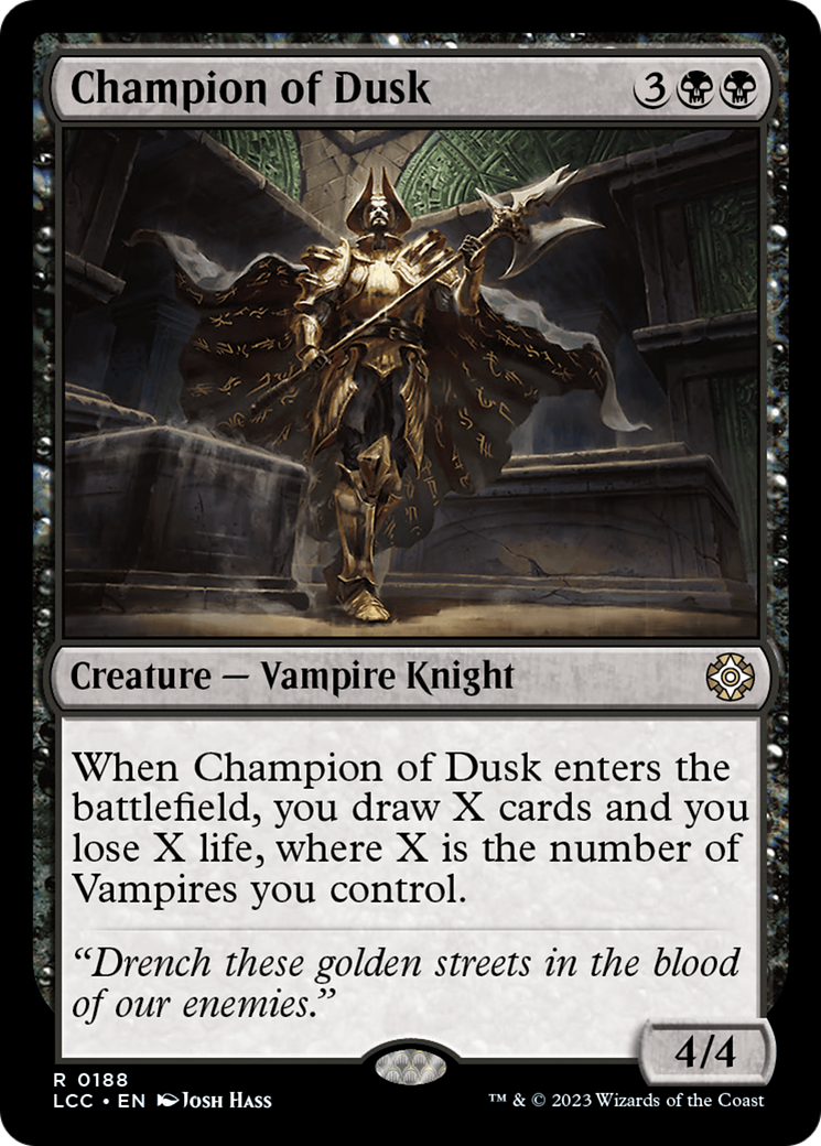 Champion of Dusk [The Lost Caverns of Ixalan Commander] | I Want That Stuff Brandon