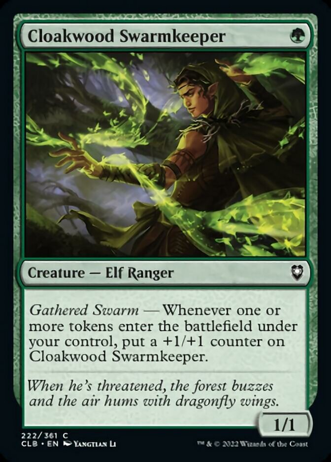 Cloakwood Swarmkeeper [Commander Legends: Battle for Baldur's Gate] | I Want That Stuff Brandon