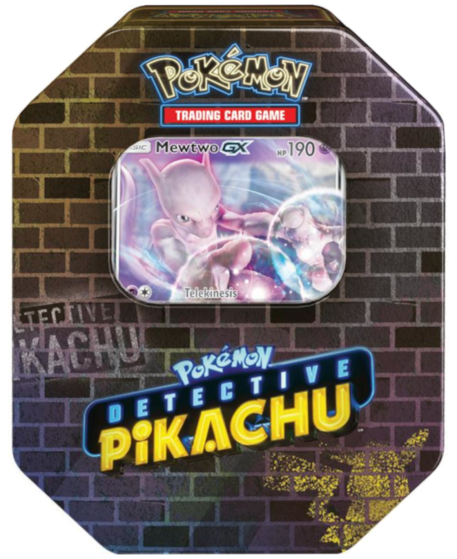 Detective Pikachu - Collector's Tin (Mewtwo GX) | I Want That Stuff Brandon