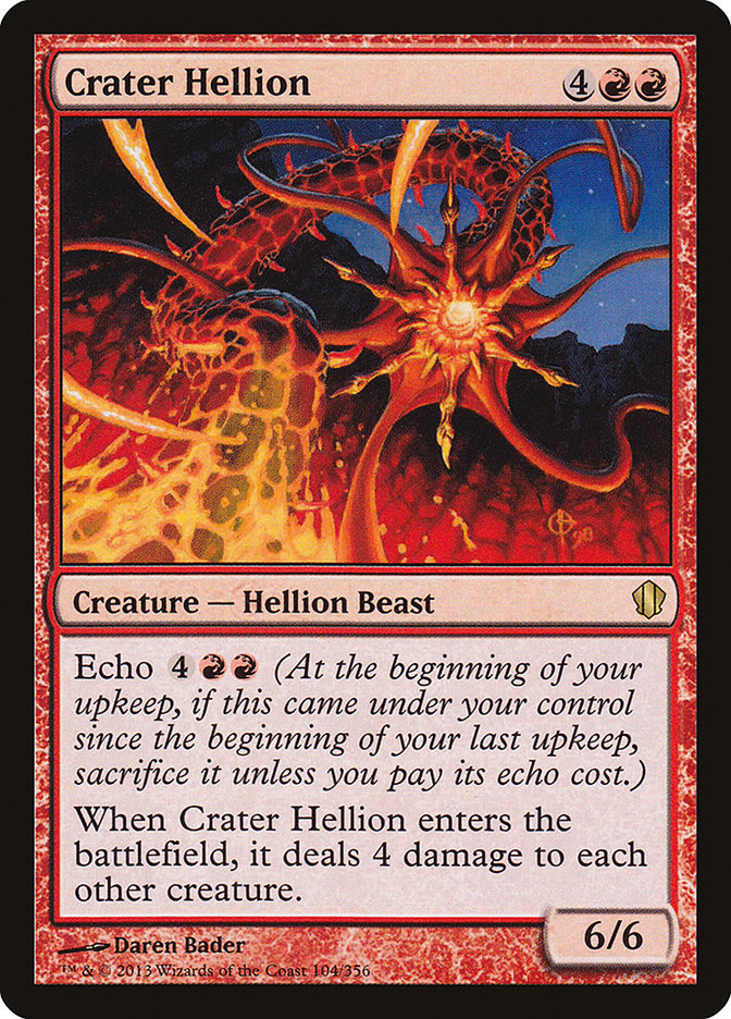 Crater Hellion [Commander 2013] | I Want That Stuff Brandon