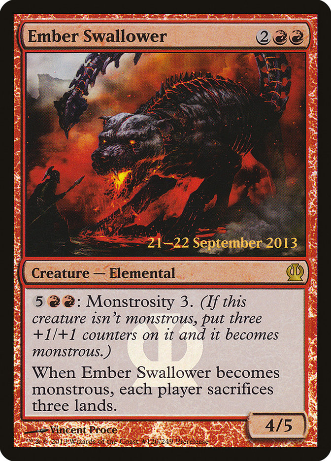 Ember Swallower [Theros Prerelease Promos] | I Want That Stuff Brandon