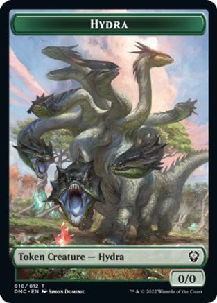 Snake // Hydra Double-Sided Token [Dominaria United Commander Tokens] | I Want That Stuff Brandon