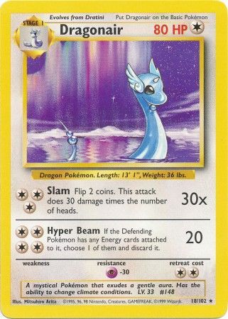 Dragonair (18/102) [Base Set Unlimited] | I Want That Stuff Brandon