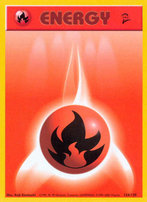 Fire Energy (126/130) [Base Set 2] | I Want That Stuff Brandon