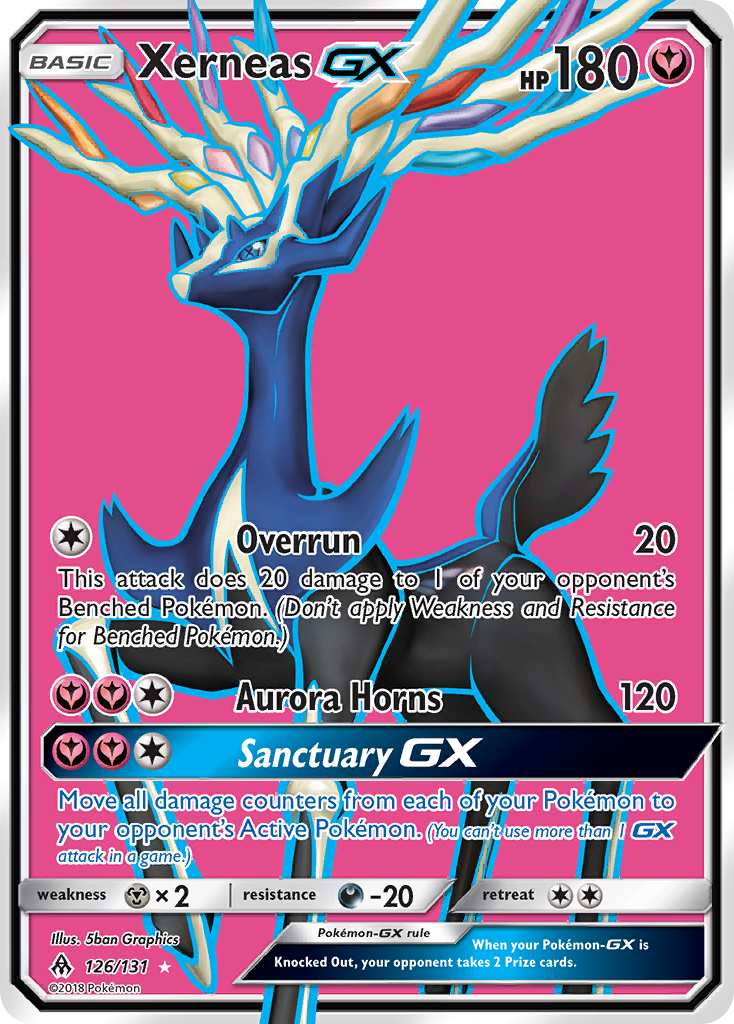 Xerneas GX (126/131) [Sun & Moon: Forbidden Light] | I Want That Stuff Brandon