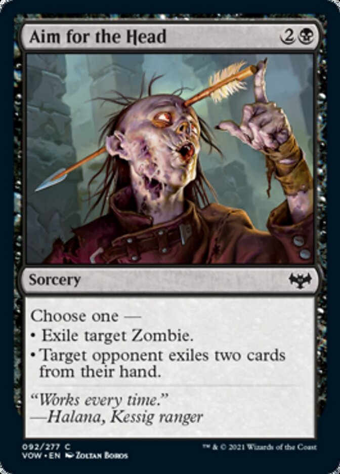 Aim for the Head [Innistrad: Crimson Vow] | I Want That Stuff Brandon