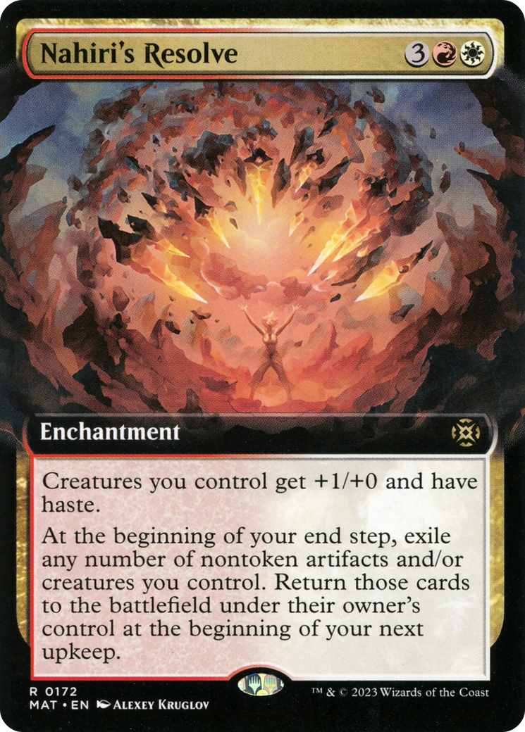 Nahiri's Resolve (Extended Art) [March of the Machine: The Aftermath] | I Want That Stuff Brandon