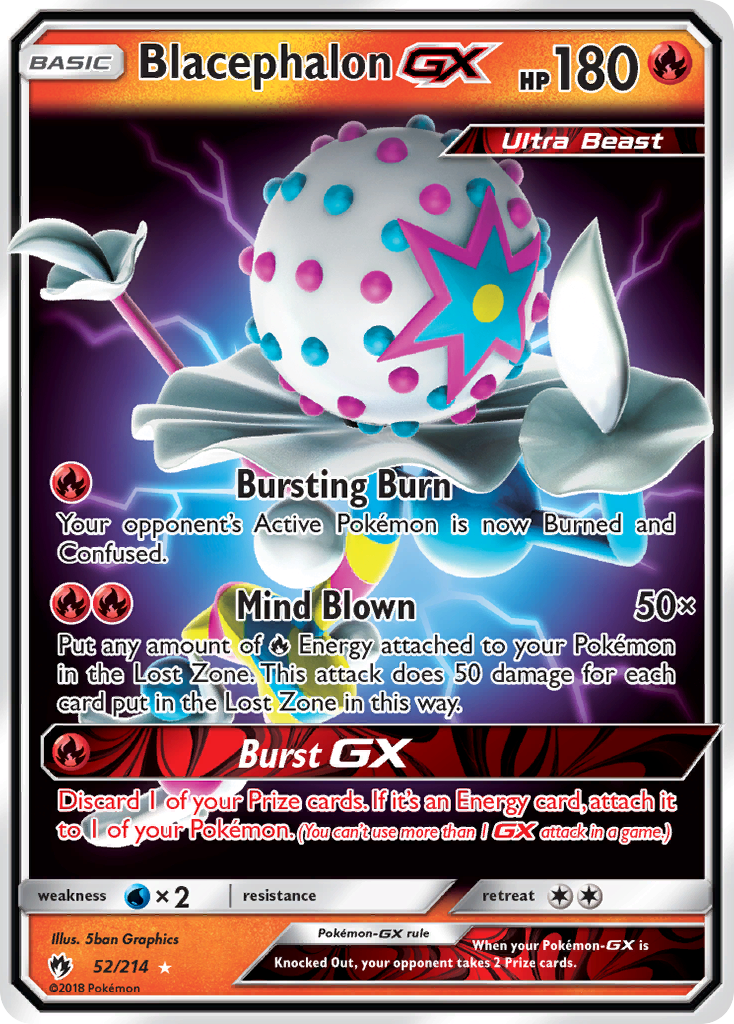 Blacephalon GX (52/214) [Sun & Moon: Lost Thunder] | I Want That Stuff Brandon