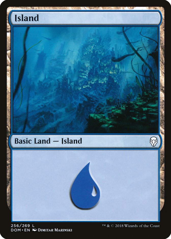 Island (256) [Dominaria] | I Want That Stuff Brandon