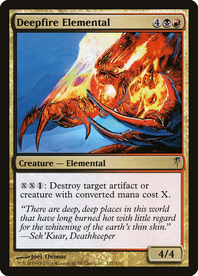 Deepfire Elemental [Coldsnap] | I Want That Stuff Brandon