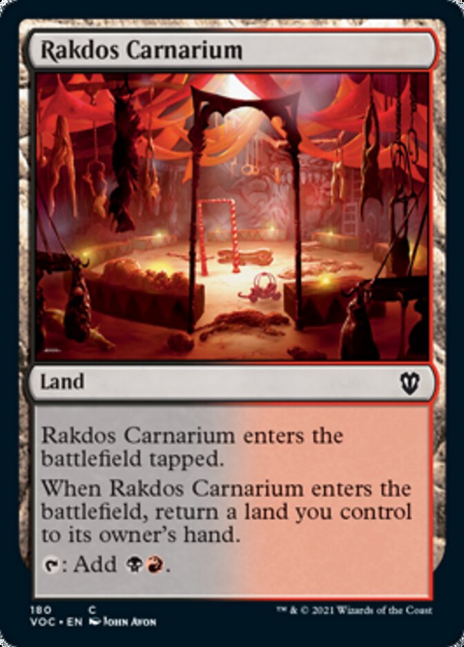 Rakdos Carnarium [Innistrad: Crimson Vow Commander] | I Want That Stuff Brandon