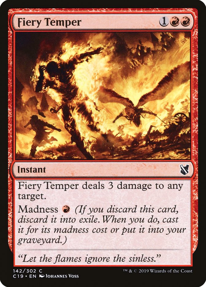 Fiery Temper [Commander 2019] | I Want That Stuff Brandon