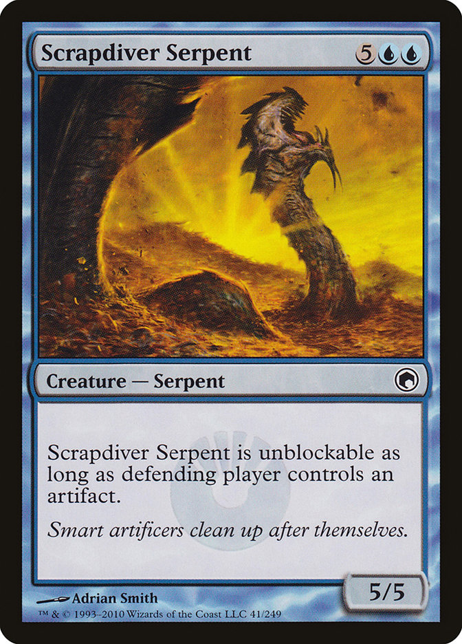 Scrapdiver Serpent [Scars of Mirrodin] | I Want That Stuff Brandon
