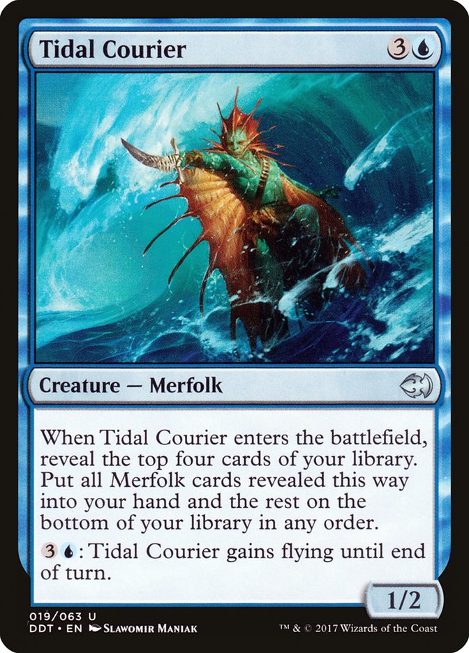 Tidal Courier [Duel Decks: Merfolk vs. Goblins] | I Want That Stuff Brandon