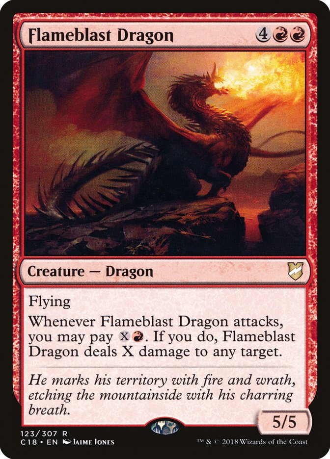Flameblast Dragon [Commander 2018] | I Want That Stuff Brandon