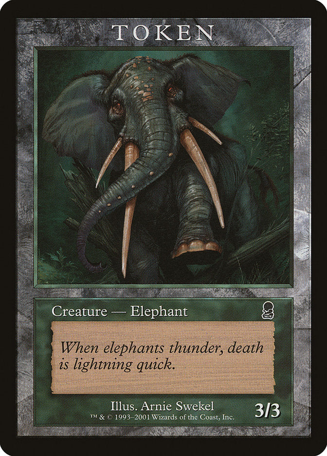 Elephant Token [Magic Player Rewards 2002] | I Want That Stuff Brandon