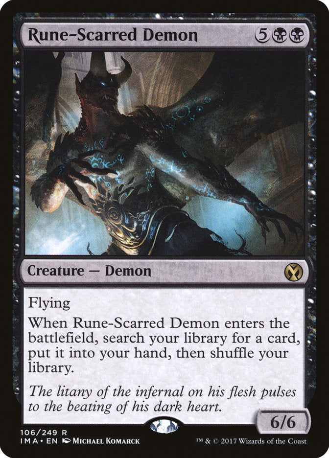 Rune-Scarred Demon [Iconic Masters] | I Want That Stuff Brandon