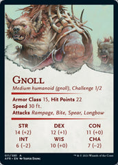 Gnoll Art Card [Dungeons & Dragons: Adventures in the Forgotten Realms Art Series] | I Want That Stuff Brandon