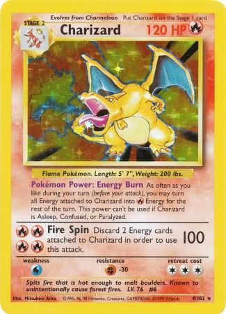 Charizard (4/102) [Base Set Unlimited] | I Want That Stuff Brandon