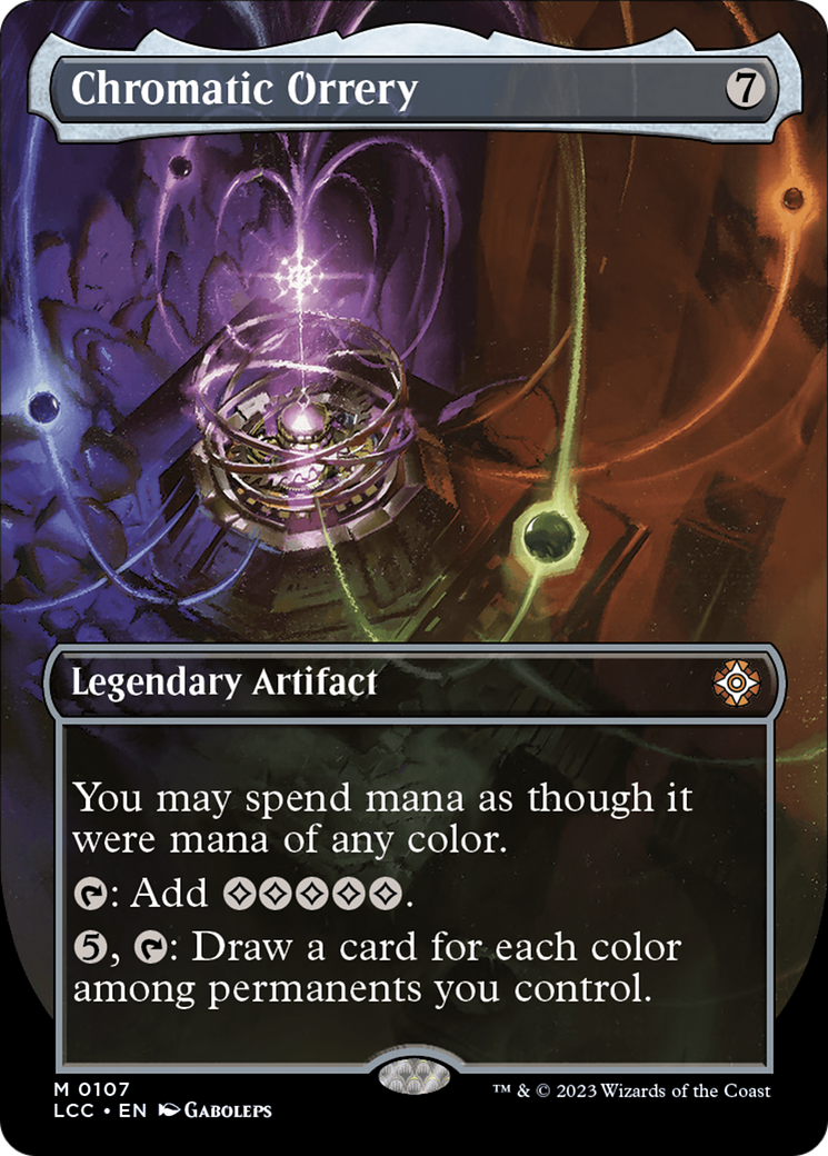 Chromatic Orrery (Borderless) [The Lost Caverns of Ixalan Commander] | I Want That Stuff Brandon