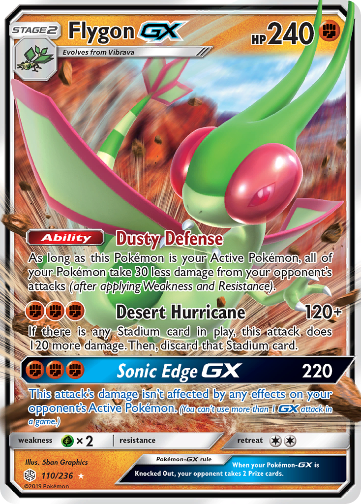 Flygon GX (110/236) [Sun & Moon: Cosmic Eclipse] | I Want That Stuff Brandon