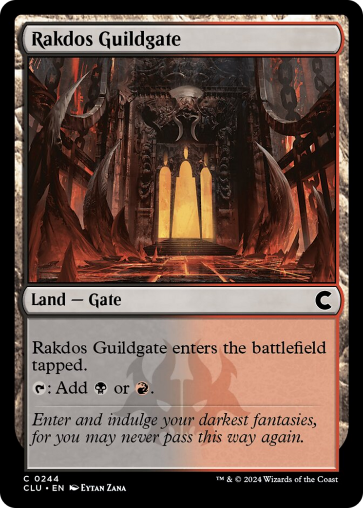Rakdos Guildgate [Ravnica: Clue Edition] | I Want That Stuff Brandon