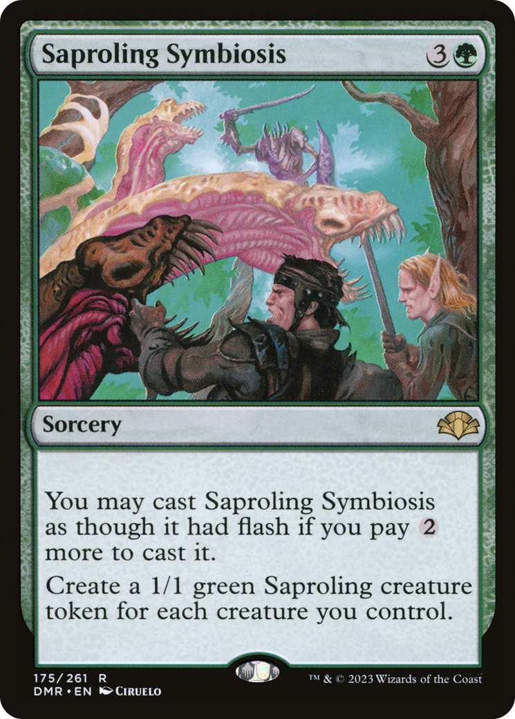 Saproling Symbiosis [Dominaria Remastered] | I Want That Stuff Brandon