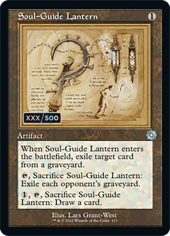 Soul-Guide Lantern (Retro Schematic) (Serialized) [The Brothers' War Retro Artifacts] | I Want That Stuff Brandon