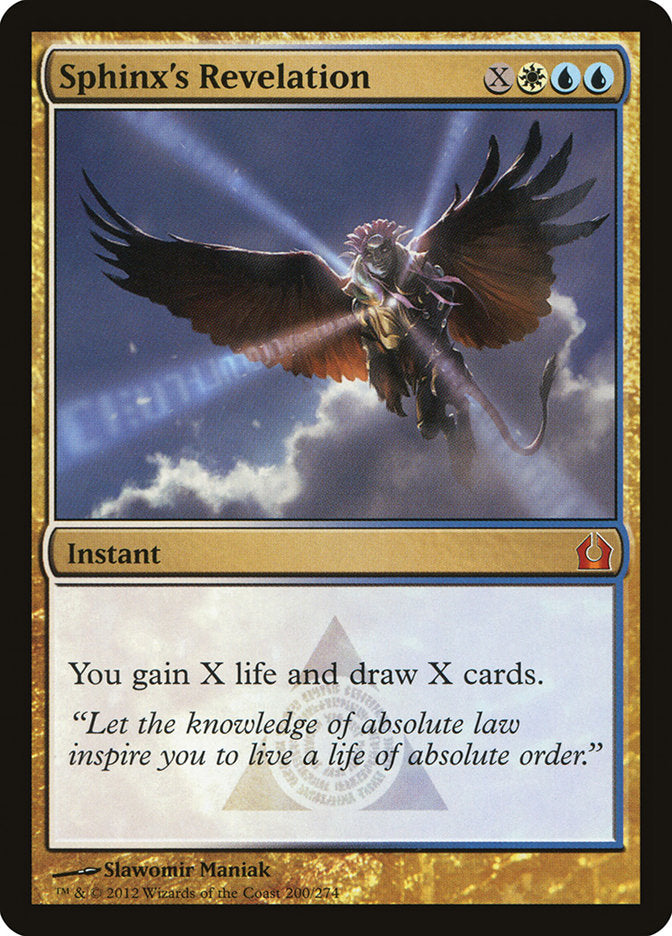 Sphinx's Revelation [Return to Ravnica] | I Want That Stuff Brandon