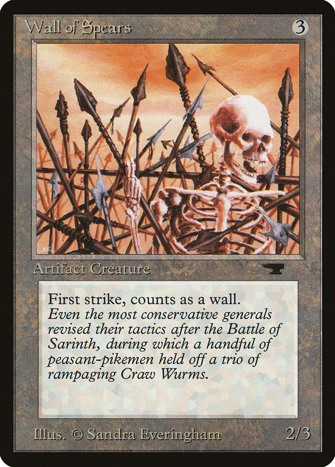 Wall of Spears [Antiquities] | I Want That Stuff Brandon