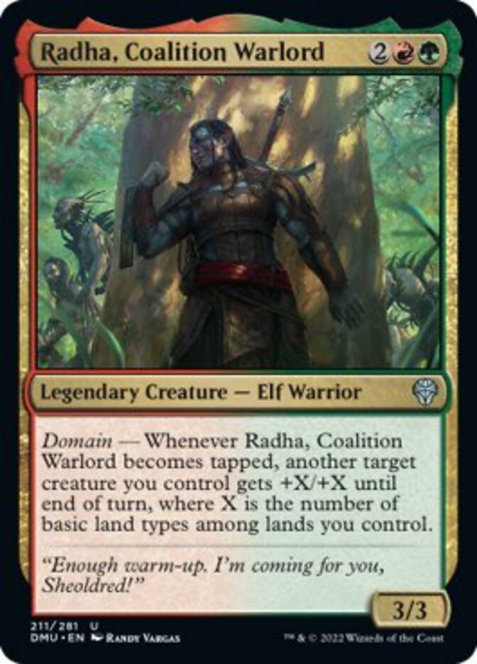 Radha, Coalition Warlord [Dominaria United] | I Want That Stuff Brandon