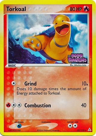 Torkoal (33/110) (Stamped) [EX: Holon Phantoms] | I Want That Stuff Brandon