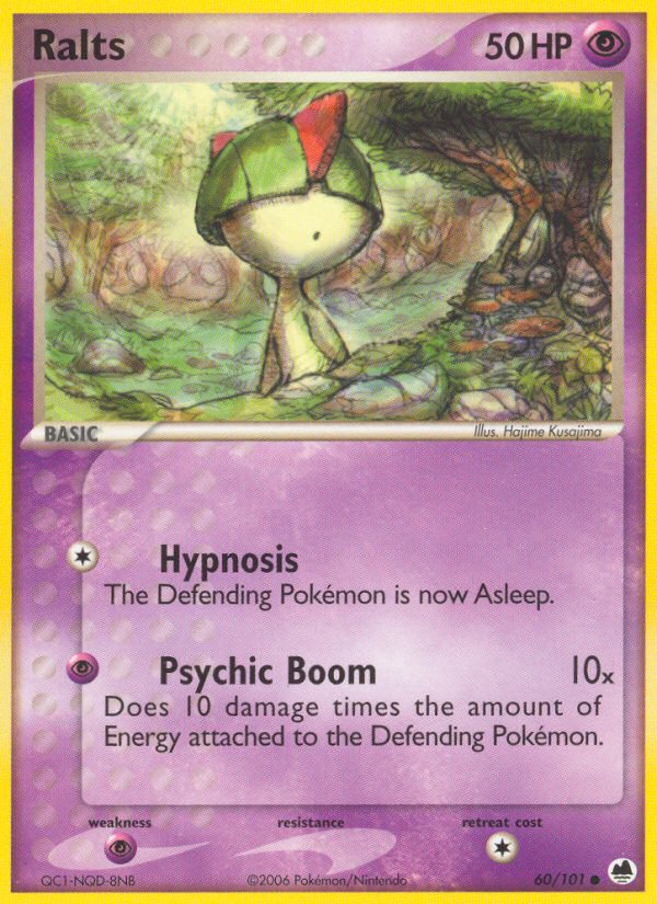 Ralts (60/101) [EX: Dragon Frontiers] | I Want That Stuff Brandon