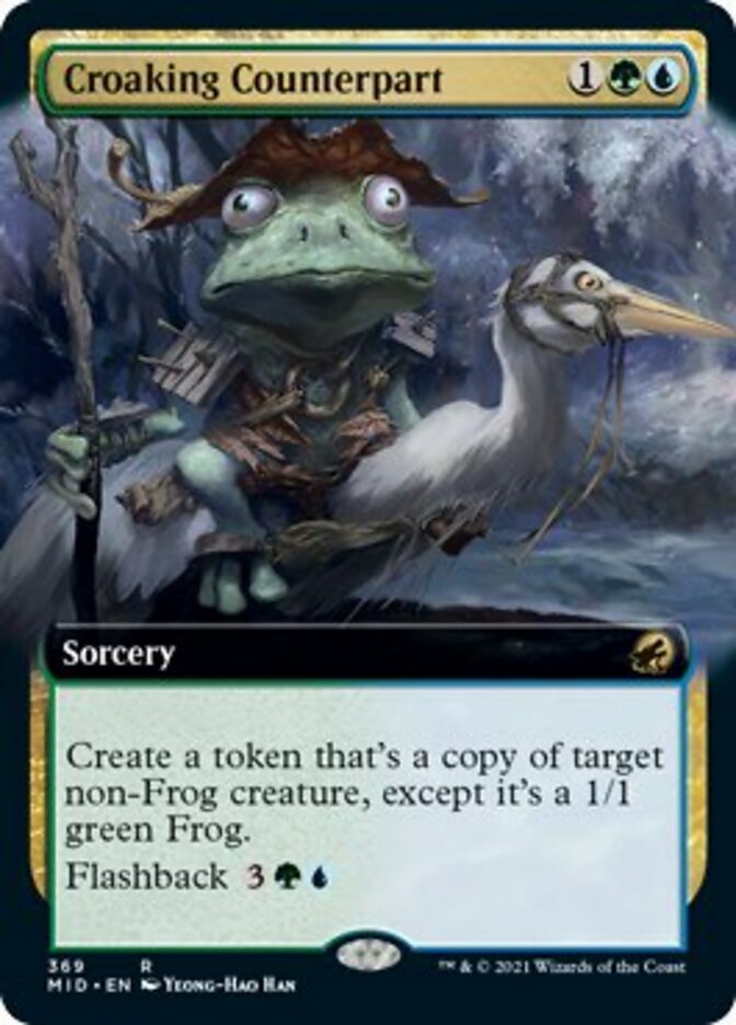 Croaking Counterpart (Extended Art) [Innistrad: Midnight Hunt] | I Want That Stuff Brandon