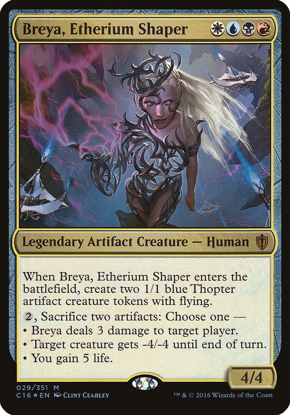 Breya, Etherium Shaper (Oversized) [Commander 2016 Oversized] | I Want That Stuff Brandon