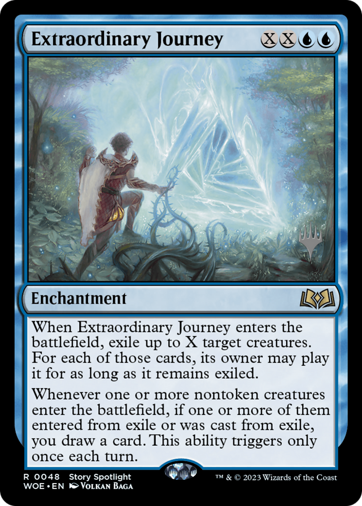 Extraordinary Journey (Promo Pack) [Wilds of Eldraine Promos] | I Want That Stuff Brandon