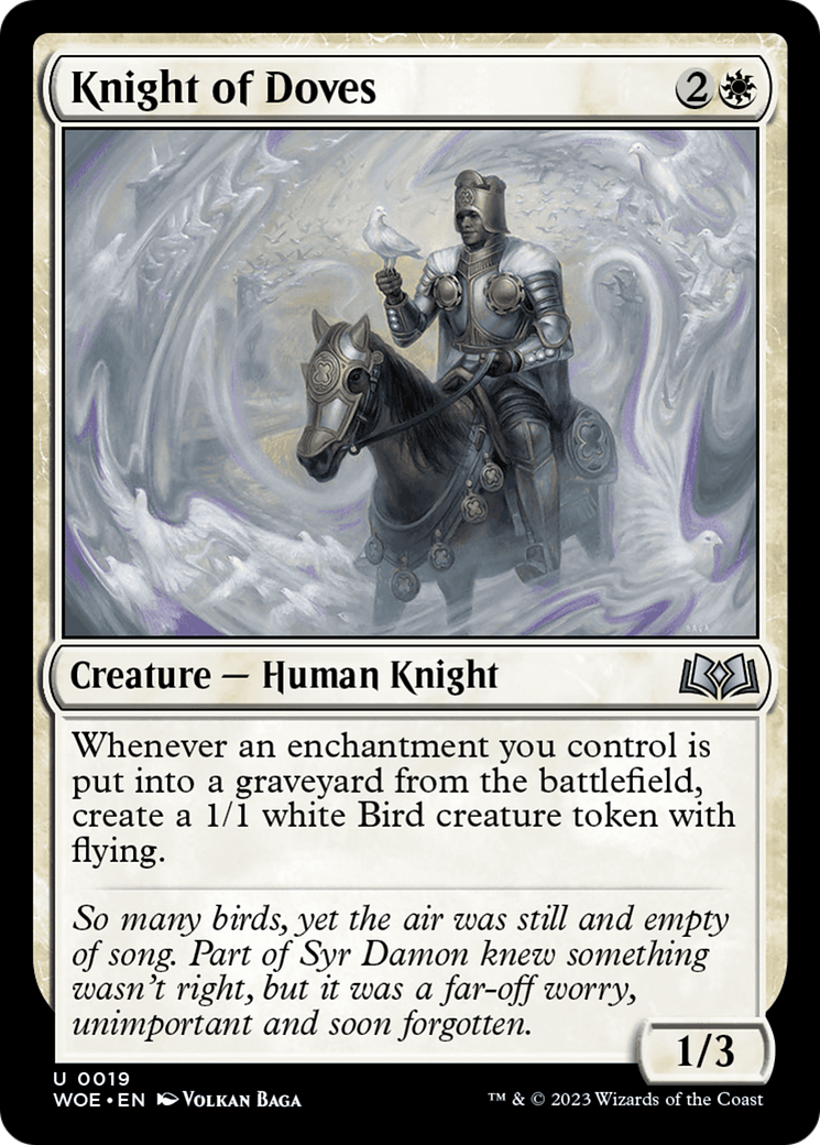Knight of Doves [Wilds of Eldraine] | I Want That Stuff Brandon