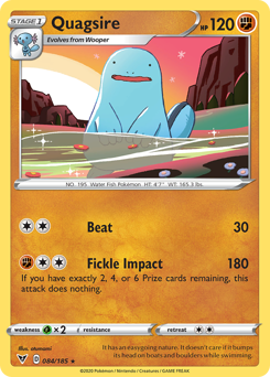 Quagsire (084/185) [Sword & Shield: Vivid Voltage] | I Want That Stuff Brandon