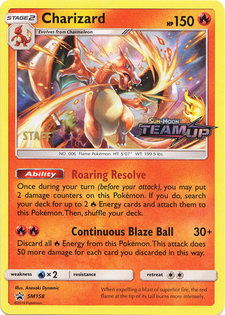 Charizard (SM158) (Staff) [Sun & Moon: Black Star Promos] | I Want That Stuff Brandon