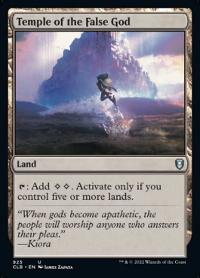 Temple of the False God [Commander Legends: Battle for Baldur's Gate] | I Want That Stuff Brandon