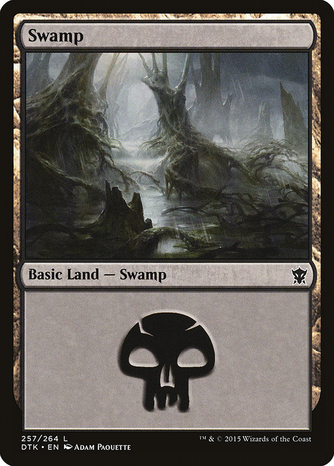 Swamp (257) [Dragons of Tarkir] | I Want That Stuff Brandon