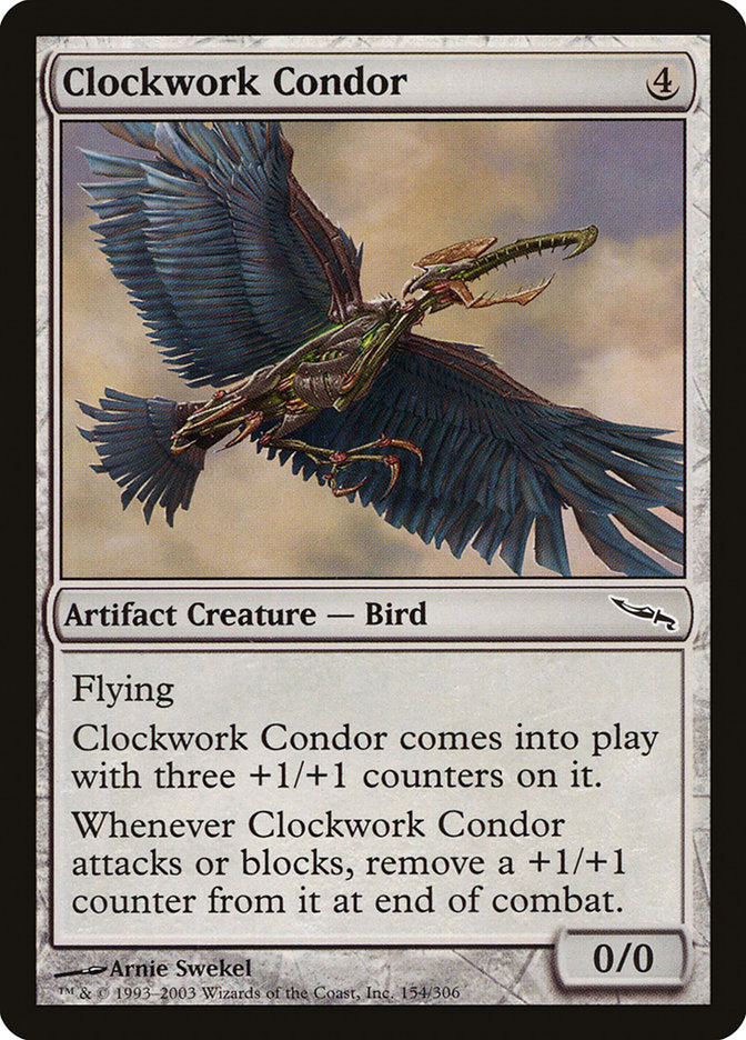 Clockwork Condor [Mirrodin] | I Want That Stuff Brandon