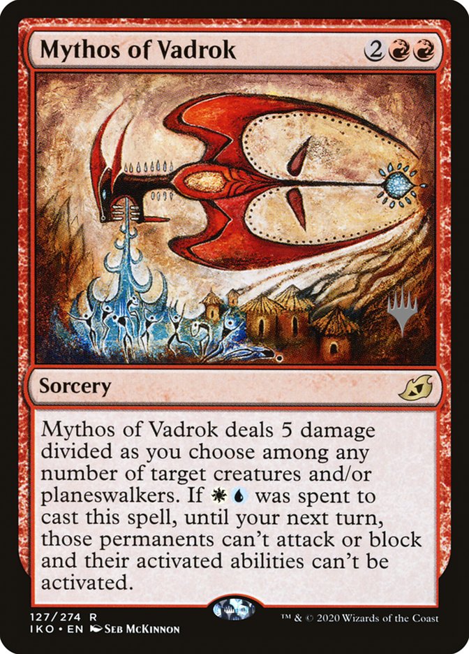 Mythos of Vadrok (Promo Pack) [Ikoria: Lair of Behemoths Promos] | I Want That Stuff Brandon