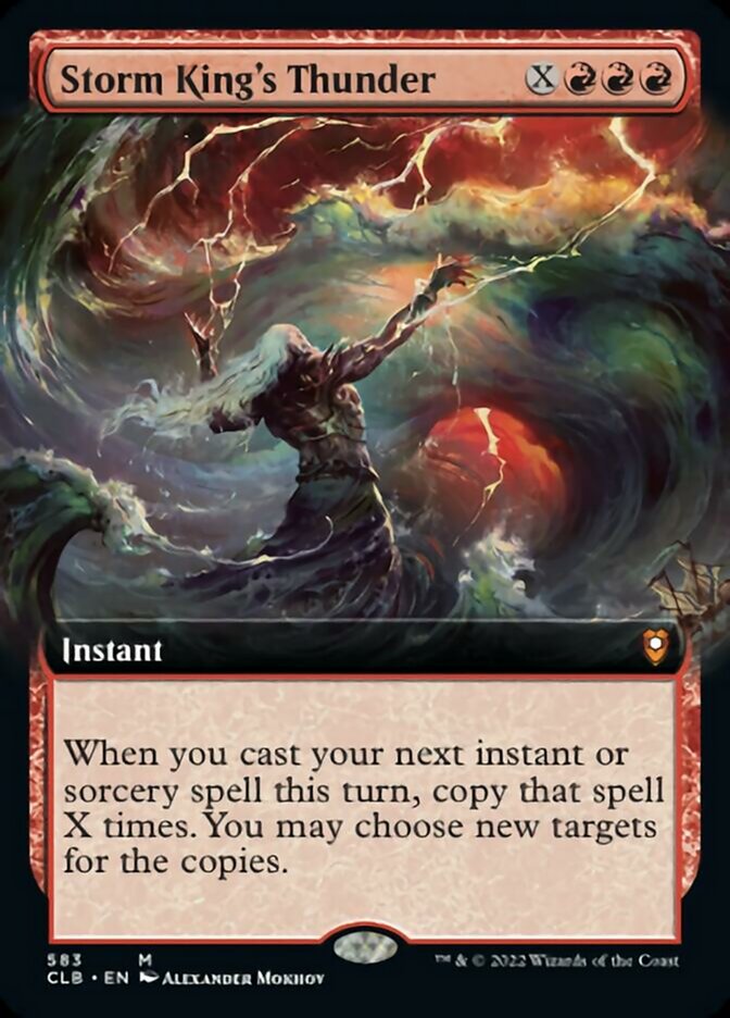 Storm King's Thunder (Extended Art) [Commander Legends: Battle for Baldur's Gate] | I Want That Stuff Brandon