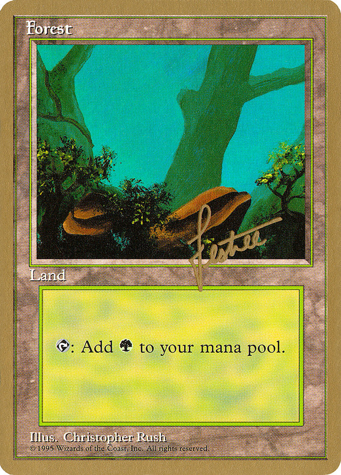 Forest (bl378) (Bertrand Lestree) [Pro Tour Collector Set] | I Want That Stuff Brandon