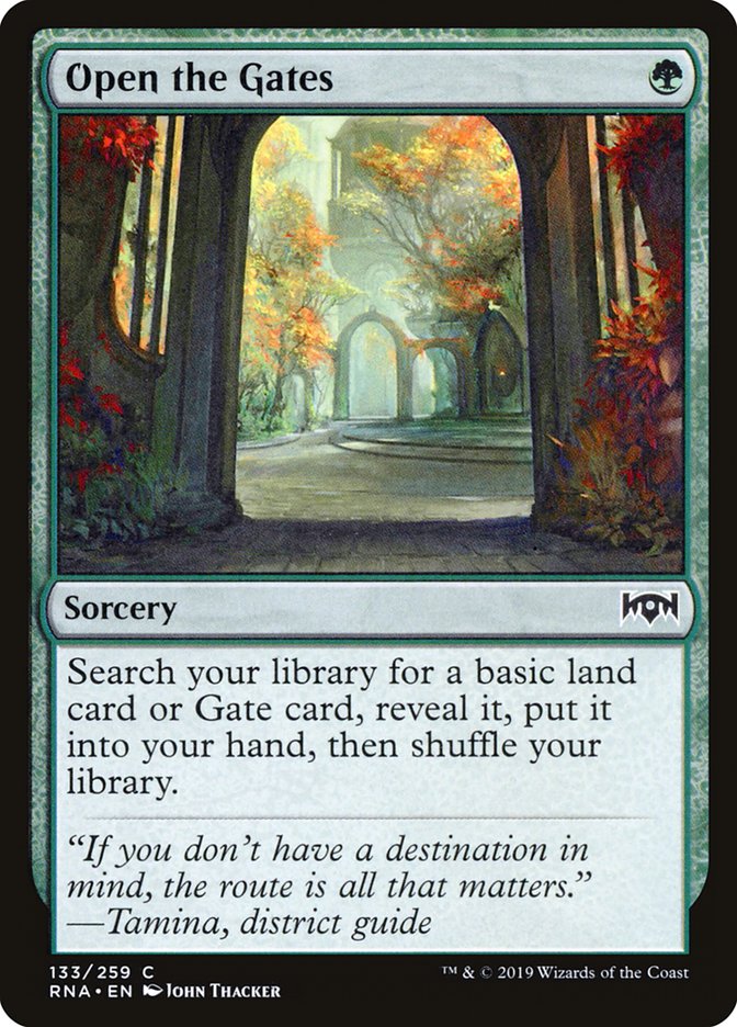 Open the Gates [Ravnica Allegiance] | I Want That Stuff Brandon