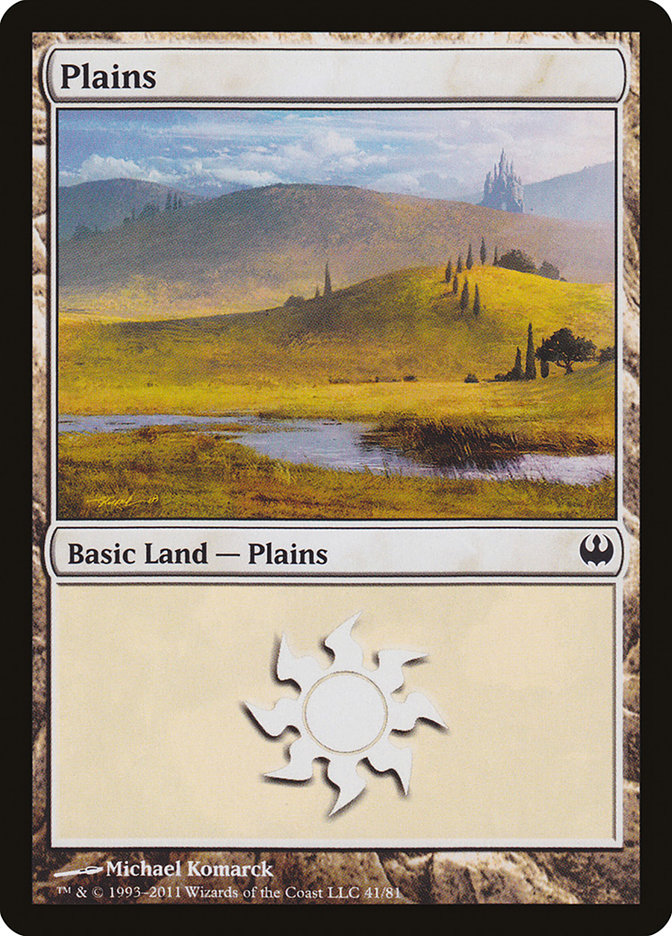 Plains (41) [Duel Decks: Knights vs. Dragons] | I Want That Stuff Brandon