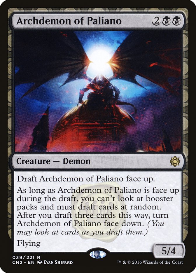 Archdemon of Paliano [Conspiracy: Take the Crown] | I Want That Stuff Brandon