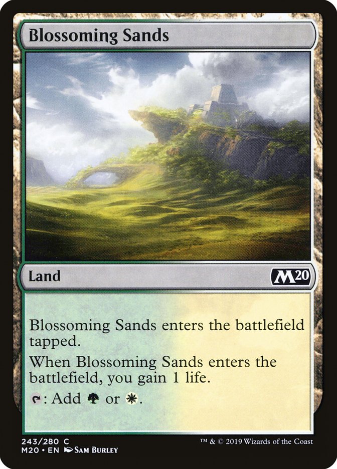 Blossoming Sands [Core Set 2020] | I Want That Stuff Brandon