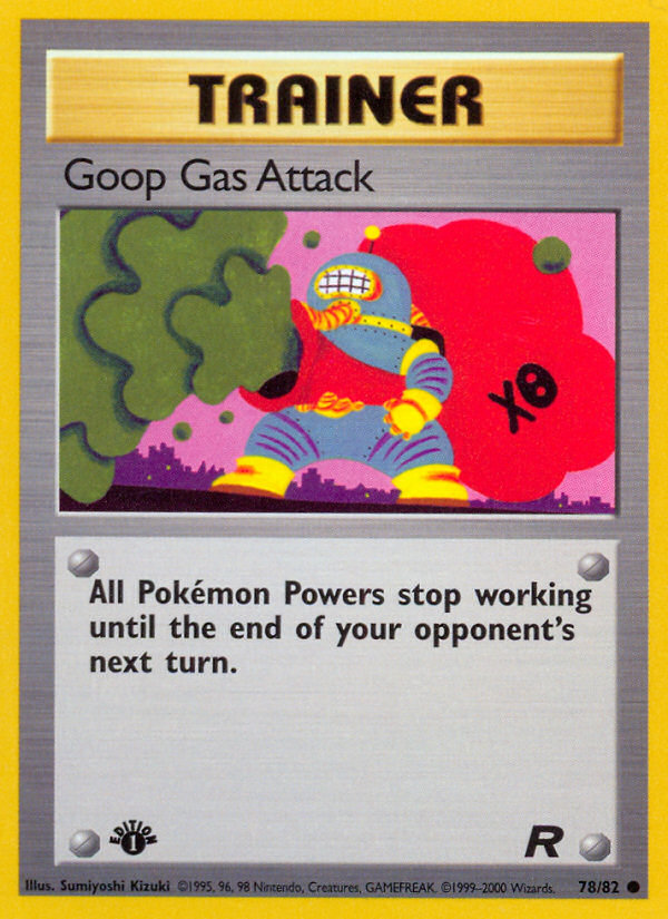 Goop Gas Attack (78/82) [Team Rocket 1st Edition] | I Want That Stuff Brandon